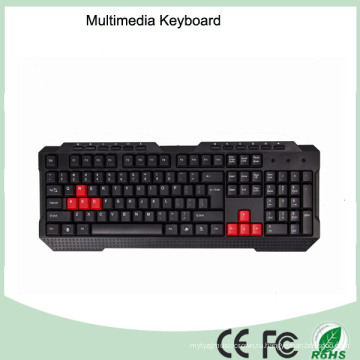 Прочная высококачественная игровая клавиатура Мультимедиа (Kb-1688-B